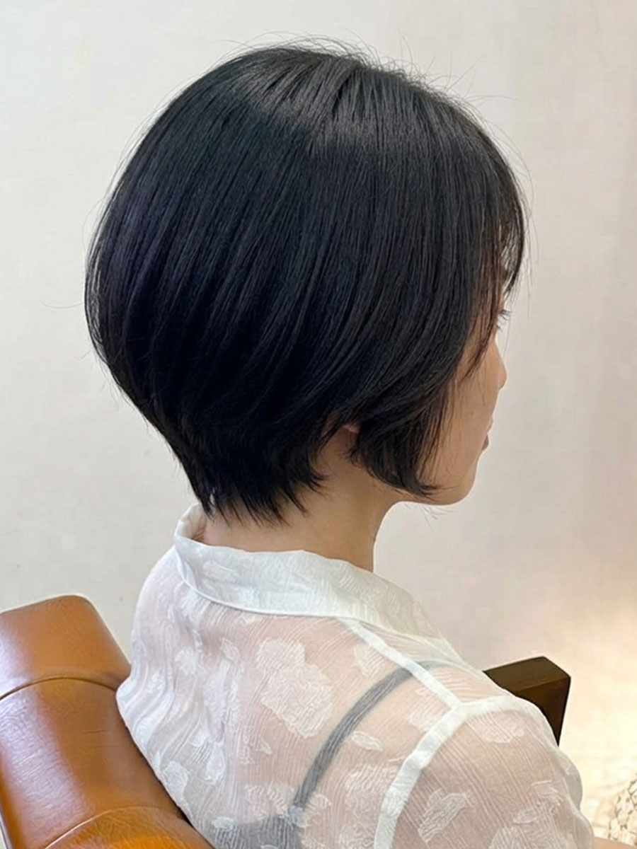 大人美人ショートボブ【河内花園駅】