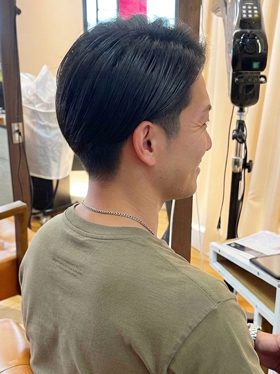 爽やかツーブロックショート【河内花園駅】