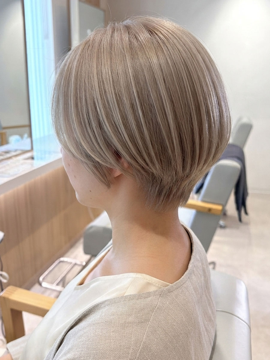 シルバーグレージュショート【若江岩田駅】