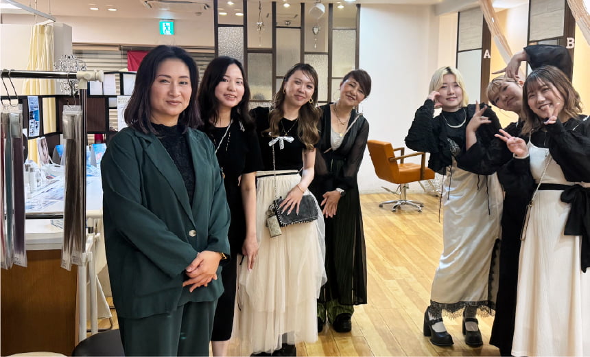 abije(アビエ)｜東大阪の美容室 – 似合う前髪ならアビエのOJT風景